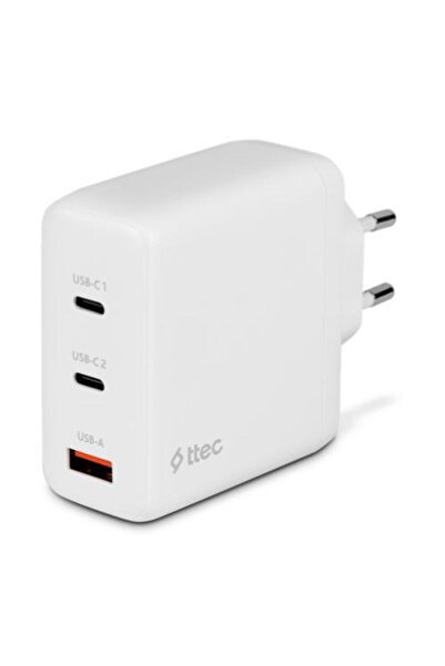 Ttec Süper Şarj Akım Korumalı Gan 120w Şarj Başlığı Laptop Tablet Macboook Şarj Başlığı Pd/qc/pps