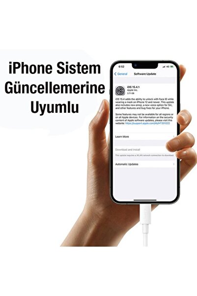 Baseus Süper Şarj 1 Metre Usb To Iphone Şarj Kablo Iphone 11 12 13 14 Pro Max Şarj Kablosu