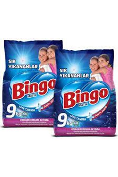 Bingo Sık Yıkananlar 9 kg X2