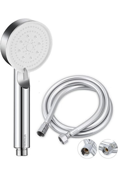 NEROLIA Yüksek Basınçlı Lüks Duş Seti Takımı (150CM PVC BANYO SPİRAL HORTUMU ...