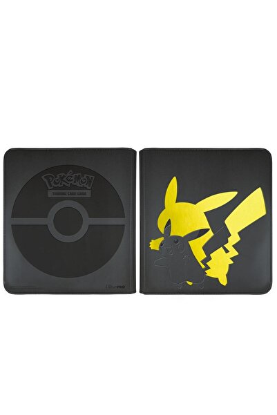 Ultra Pro حافظة Elite Series Pokemon Pikachu Pro - 12 جيبًا بسعة 480 بطاقة
