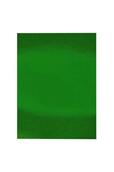 Bigibu Aynalı Metalik Metalize Fon Kartonu Yeşil 50x70cm 5 Adet (Tek Renk)