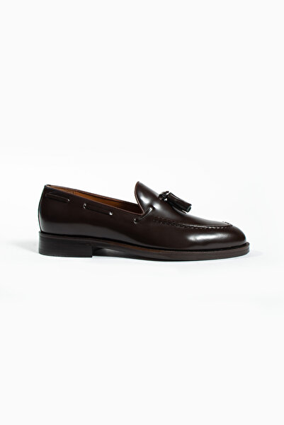 NAZEF Neolit Sole - Tasseled Leather Classic Loafer Shoes