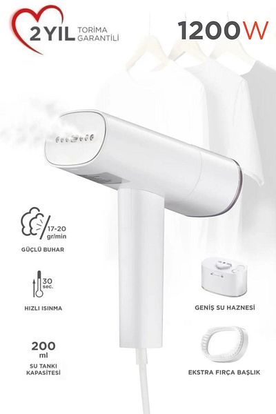 Torima Kg3112 White Steam Wrinkle Remover 1200W Portable Travel Size Vertical Iron