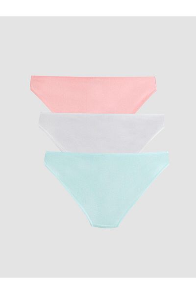 LC Waikiki LCW Young - Pachet de 3 chiloți bikini imprimați