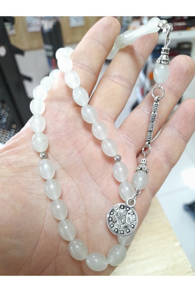 Zaradise Accessories Mărgele de rugăciune cu ochi de pisică strălucitoare fos...