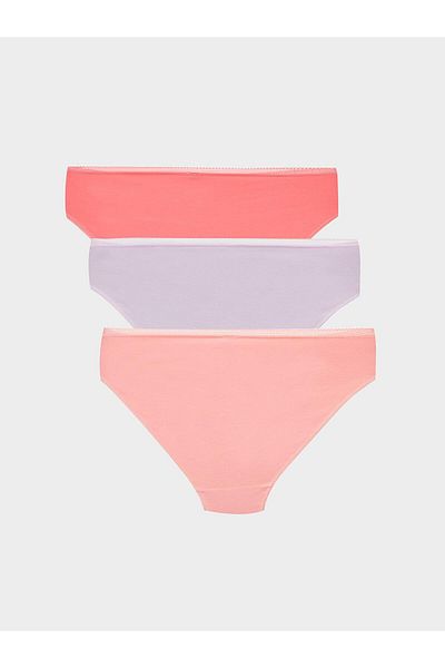 LC Waikiki Pachet de 3 chiloți bikini uni LCW DREAM