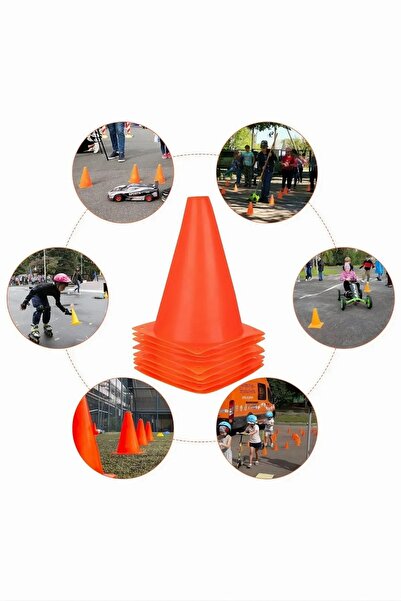 BYCEGU 8 PARÇA RENKLİ BAHÇE VE DIŞ MEKAN SPOR OYUNLARI İÇİN OYUNCAK DUBA KONİ...