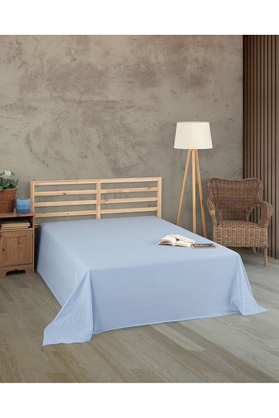 uykulife home collection Uykulife - Cearşaf plat dublu albastru