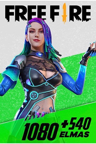 Free Fire 1350 Elmas