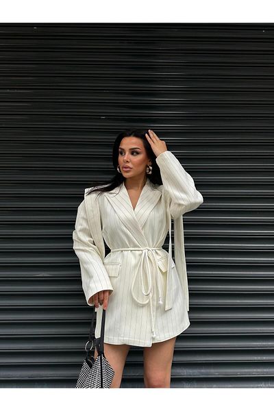 Ekim Store Oversize Tie-Up Blazer Jacket