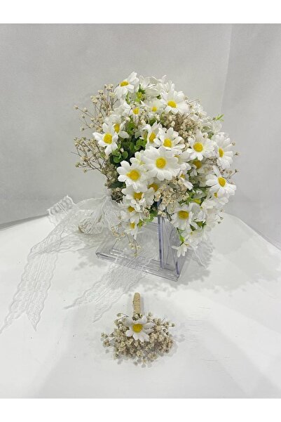 kopuz çiçek dünyası Gelin Buketi Papatya