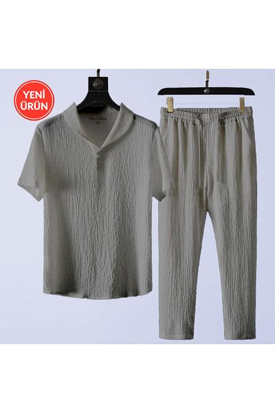 FRADOTEX Lycra Bürmükcük Krinkil Alaçati and Kısaol Set