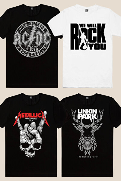 ROCKANDROLL Rock You Σετ με 4 Σετ μπλουζάκια Super Eco Pack