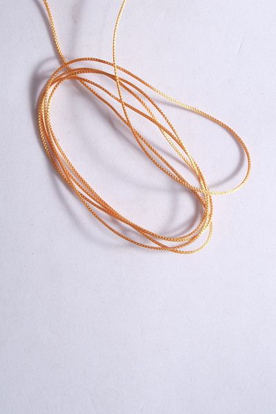 Eskişehir hobi sanat 25 μέτρα χρυσό κίτρινο - 1 mm μακραμέ βραχιόλι κολιέ χάντρες κοσμήματα σχέδιο κορδόνι
