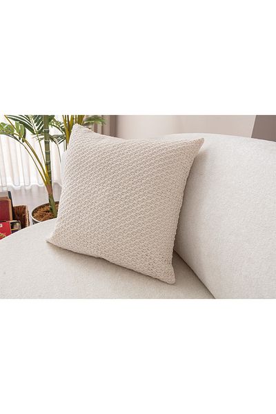 Ottoson Husă de pernă Kirlent 43x43 cu dantelă decorativă