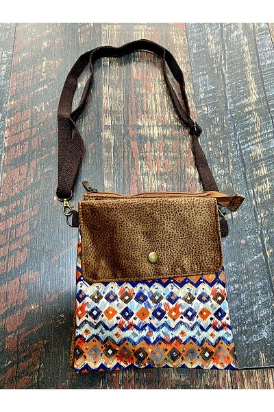Street Bag Τσάντα ώμου Shiraz με μοτίβο Bohemian - Αδιάβροχη, καθημερινή χρήση ταξιδιού