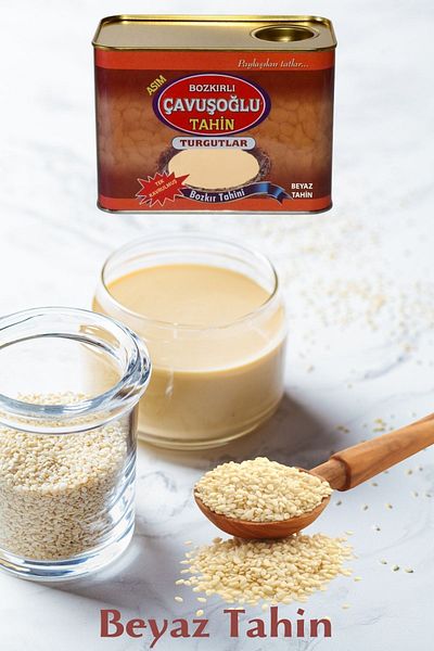 Bozkırlı Çavuşoğlu Small Roasted White Tahini Tin 820g