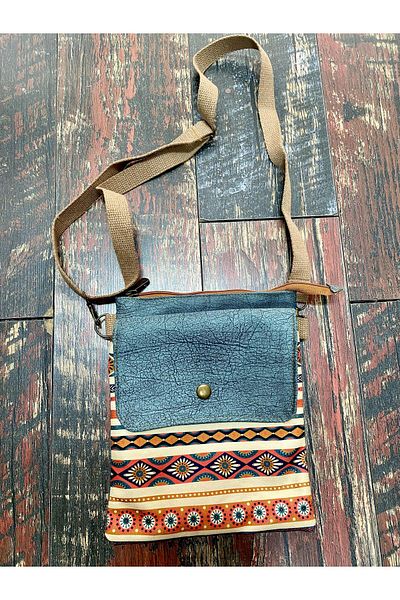 Street Bag Geantă de umăr Shiraz cu model boem - Impermeabil, pentru utilizare zilnică de călătorie