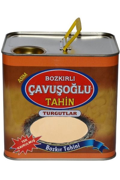 Bozkırlı Çavuşoğlu Small Roasted White Tahini Tin 1750g