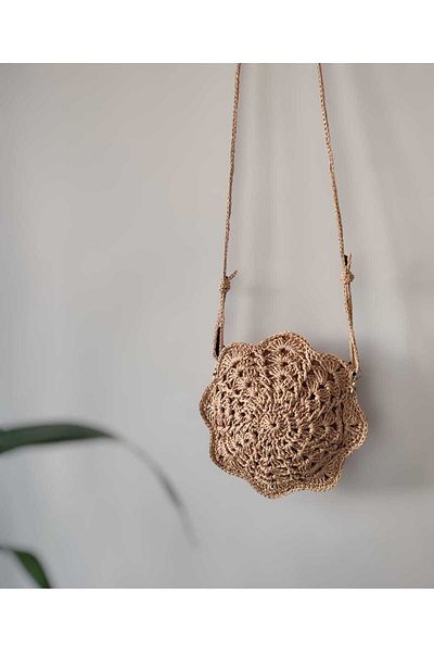 Zeynep Keskin Design Geantă de paie, geantă de umăr pentru femei