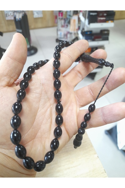 Zaradise Accessories Plastic Rosary - Black Color