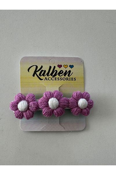 kalben accessories Agrafă de păr tricotată Daisy