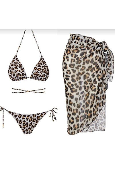 ARHEZ TEKSTİL Larissa bikini pareo set