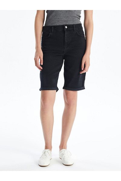 LC Waikiki LCW Bermuda Fit Damen Jeansshorts