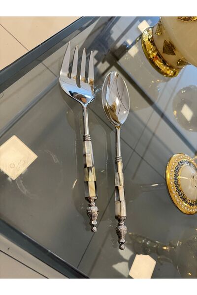 ester Homedecor 2’li Sedefli Servis Kaşığı Lamedore