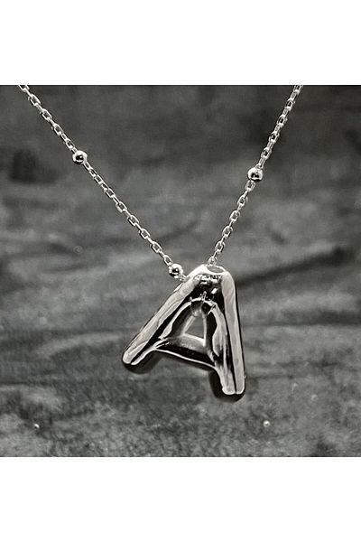 ADOR Letter A Balloon Letter Necklace