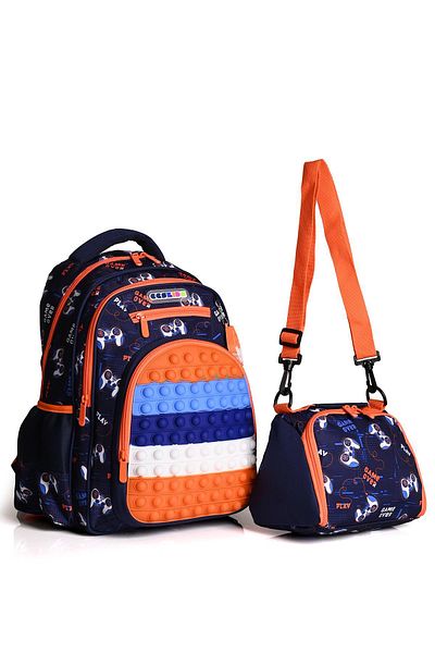 ÇÇS Ççs 51718 - School Backpack and Lunch Box Set of 2