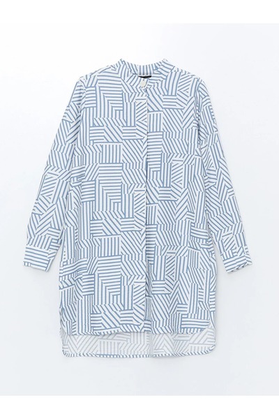 LC Waikiki Mintás Hakim galléros női tunika ing