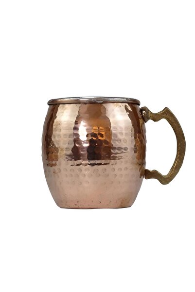Tomurcukhome Copper Barrel Cup Ayran, Water Cup