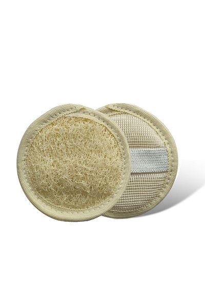 lamina 3-Pack Mini Facial Natural Pumpkin Peeling, Fiber 8x8 cm (3 pieces)