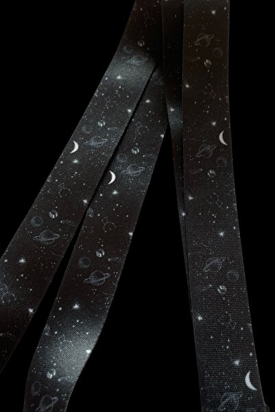 StormiStoretr Galaksi Takım Yıldızı Boyun Ipi Ve Siyah Yatay Kartlık