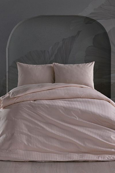 Doqu Home Σετ Παπλωματοθήκη Satin Artline Cream - Διπλό