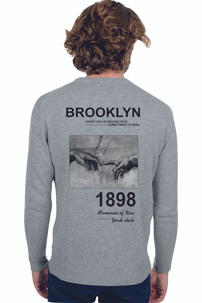 LAND MODA Hanorac oversize unisex Brooklyn 1898