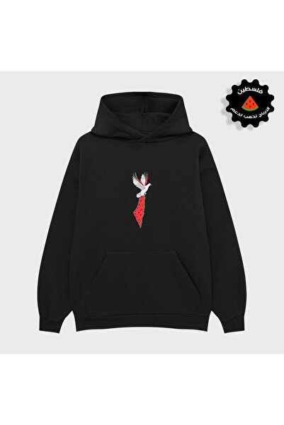 LAND MODA Συλλεκτικά μπλουζάκια φούτερ με στάμπα 1 TREND Unisex Oversize Pale...