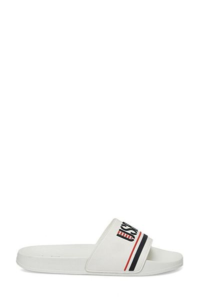 U.S. Polo Assn. 101685152 Band 4fx Erkek Terlik A101685152 Beyaz