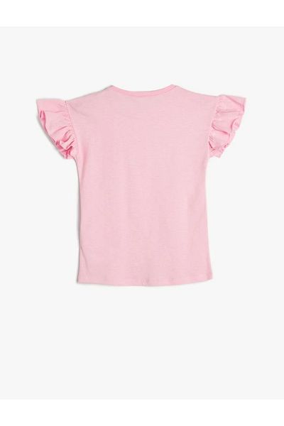 Koton Pink Girl's T-shirt - 4skg10109ak