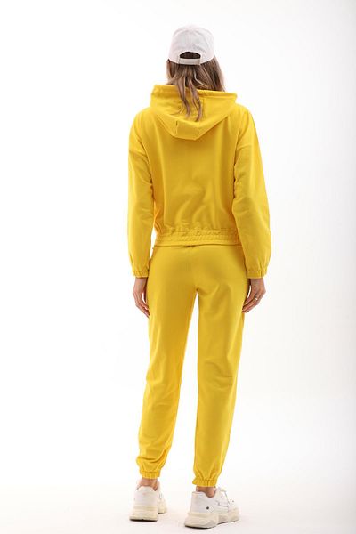 WestBound Γυναικείο αθλητικό κοστούμι YELLOW - Casual κοντό με μεγάλες τσέπες