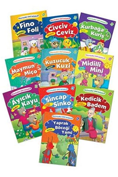 Timaş Çocuk Hikayelerle Dini Değerler Set 10 Kitap Takım
