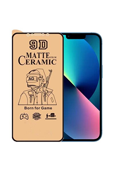 bzontech Apple Iphone 13 Ekran Koruyucu 9d Mat Seramik Nano Kırılmaz Cam