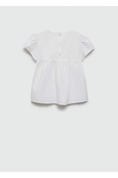 MANGO Kids Κεντητή μπλούζα Plumeti