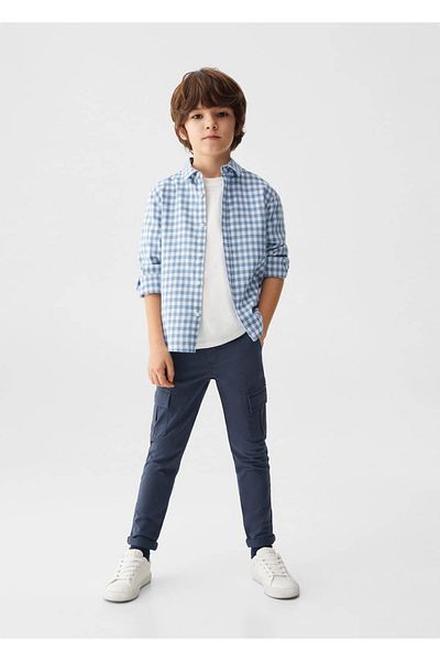 MANGO Kids Kalhoty běžného střihu Cargo Kalhoty – Stylový design