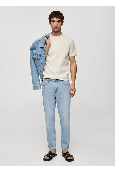 MANGO Man Ben Tappered Fit Jean Παντελόνι