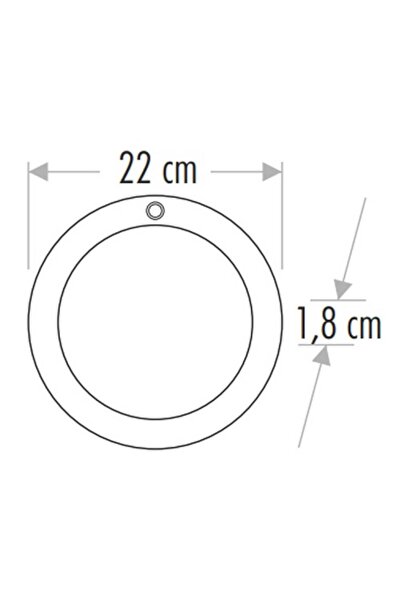 Cata 20w Sensörlü Sıva Üstü Led Armatür (BEYAZ) Cat Ct-9247b