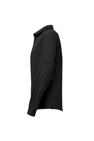 Alpinist Alpinist Tegus Men's Black Long Sleeve Shirt - Uygunayakala ( 600701 )
