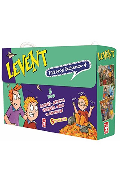 Timaş Çocuk Levent Türkiyeyi Geziyorum 4 Set 5 Kitap 8 Yaş 2023